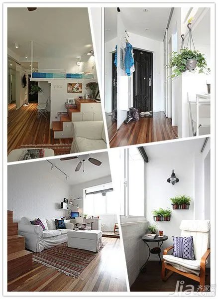 床下储藏室 35平北欧风小户型变形记