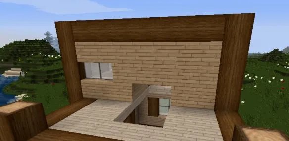 我的世界木质别墅教程 我的世界别墅设计图