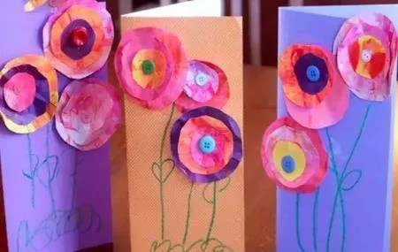 制作母亲节贺卡漂亮16开的纸