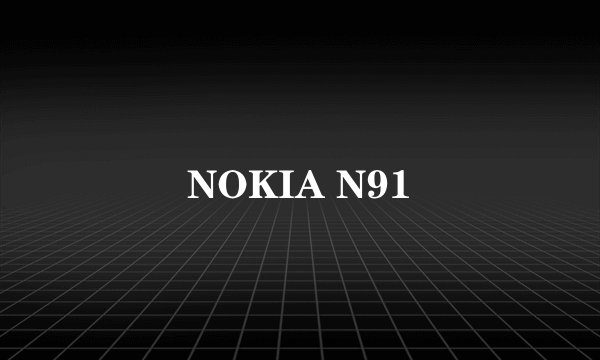 NOKIA N91