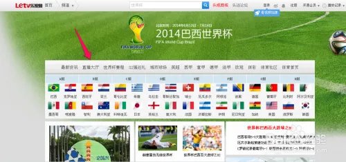 巴西世界杯直播
