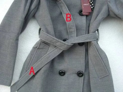 如何打大衣蝴蝶结图解