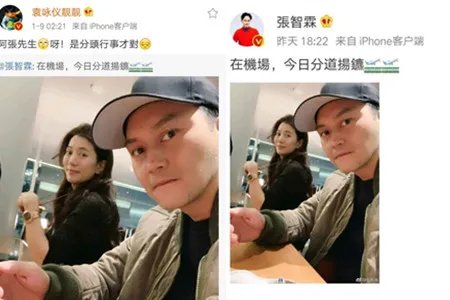 袁咏仪纠正张智霖 是分头行事才对