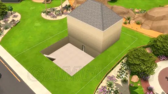 《模拟人生4》地下庭院建造图文教程 地下庭院怎么建造