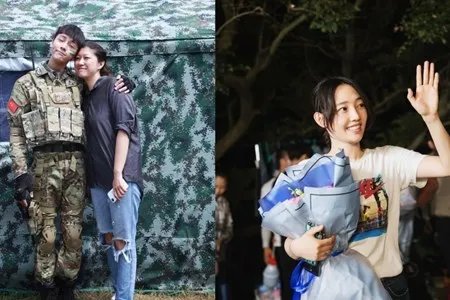 白百何真空走红毯汹涌澎湃新剧杀青与剧组同僚相聚