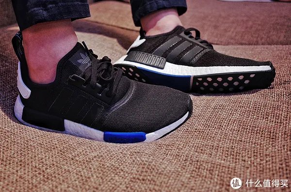 #首晒# Adidas 阿迪达斯 NMD Primeknit 东京城市蓝黑 限定跑鞋 开箱