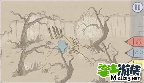 画个火柴人Draw a Stickman第七关攻略