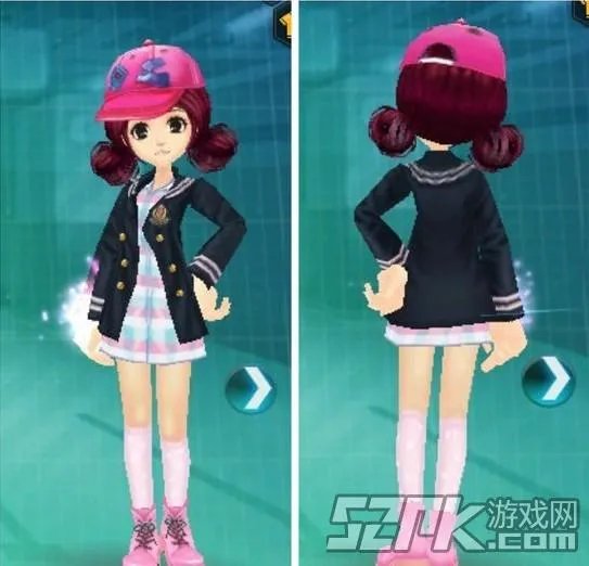 QQ飞车女生服装搭配 QQ飞车冬季女生服装