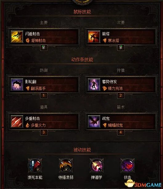 暗黑破坏神3国服 各职业主流流派配置 技能装备搭配