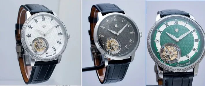 穷玩表1700元国产陀飞轮腕表，中国樱花SAKURA