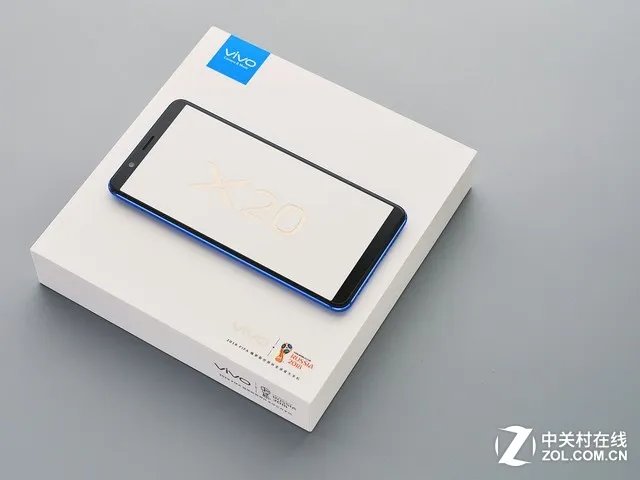 高颜值全面屏手机 上京东买vivo X20蓝