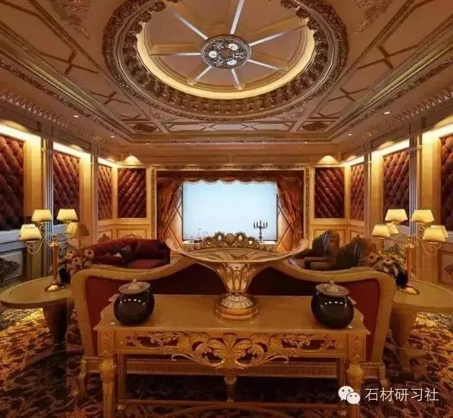 顶级别墅豪宅大理石装饰案例图