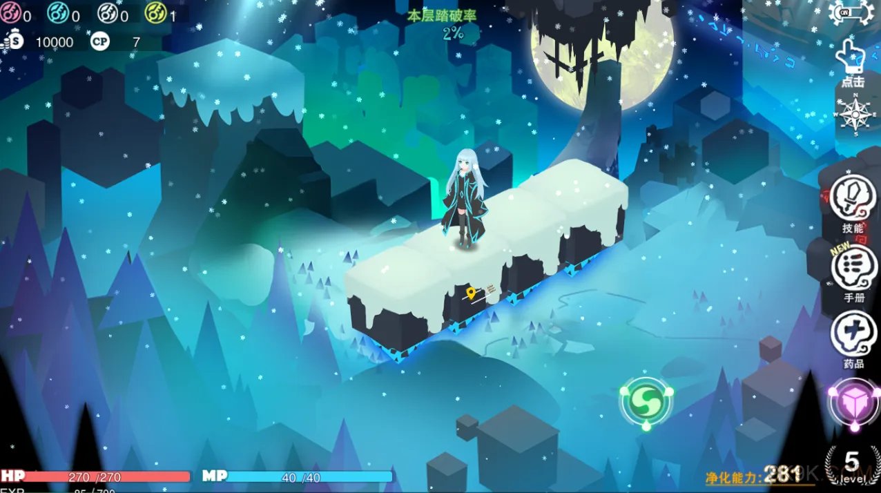 记忆之境归零表世界月下雪原第一关攻略 记忆之境归零与猫相伴怎么过