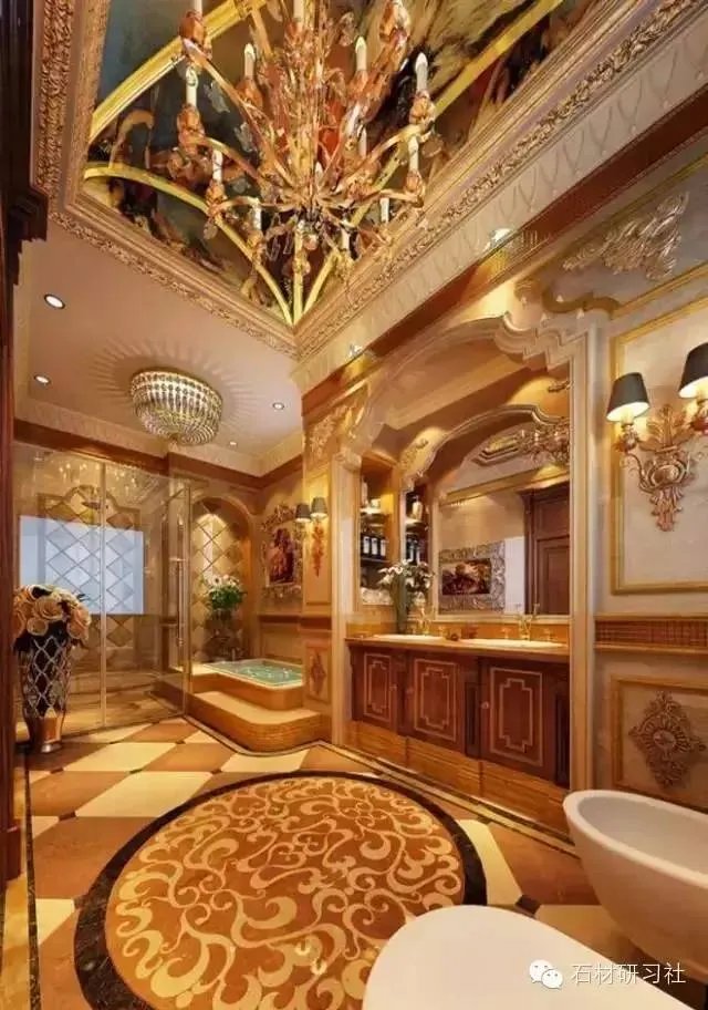 顶级别墅豪宅大理石装饰案例图