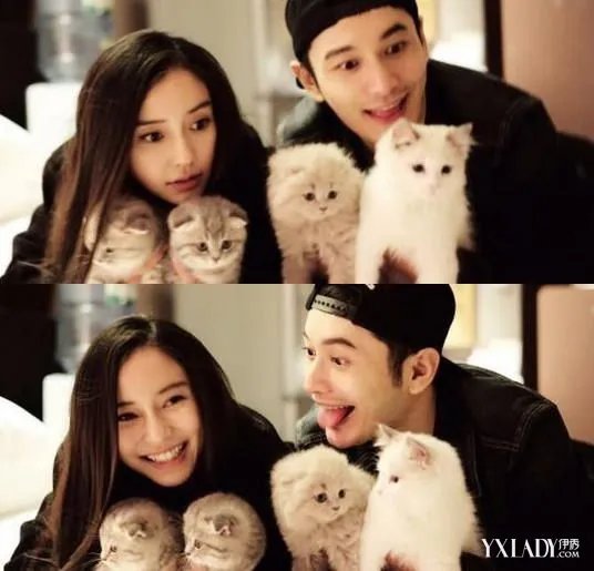 angelababy黄晓明隔空示爱结婚一周年晒照秀恩爱