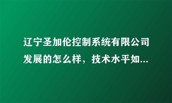 辽宁圣加伦控制系统有限公司发展的怎么样，技术水平如何，最近打算换工作呢？