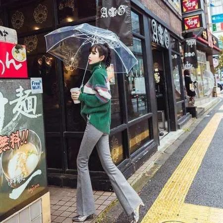 牛仔阔腿裤怎么搭配？