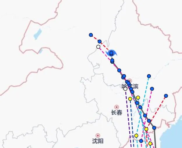 9号台风最新位置路径图今天 台风美莎克最新走向实时路径图