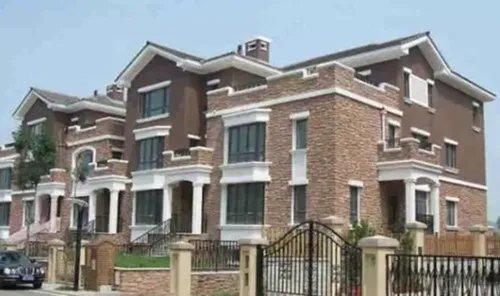 农村别墅外墙装修效果图 外墙用真石漆还是瓷砖