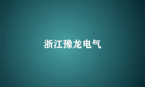 浙江豫龙电气