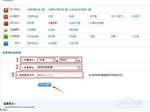 网上如何查询交通违章并交罚款？（深圳）