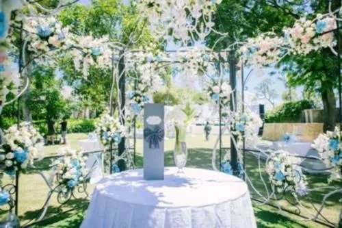 林宥嘉丁文琪婚礼现场森系风格清新养眼，还有哪些明星结婚时现场布置别具一格？