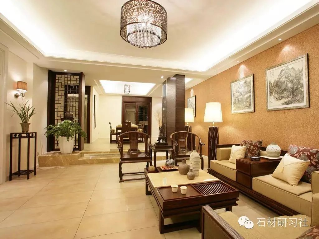 顶级别墅豪宅大理石装饰案例图