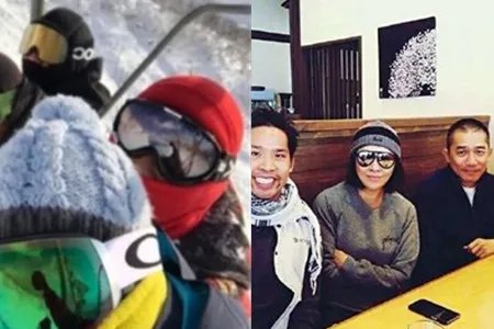 偶遇梁朝伟刘嘉玲    有亲和力并同网友合照