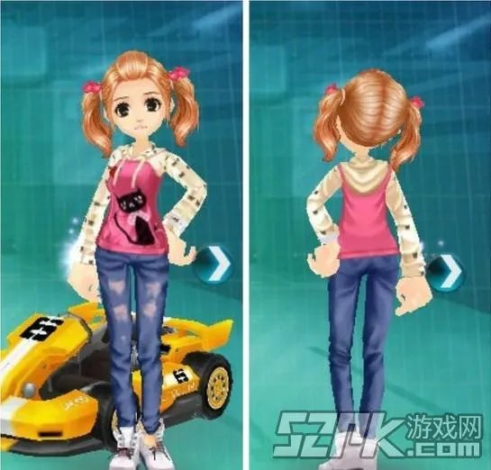 QQ飞车女生服装搭配 QQ飞车冬季女生服装