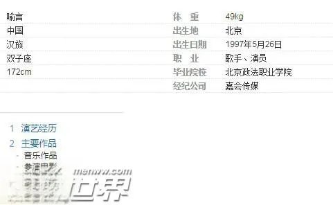 喻言主播个人资料