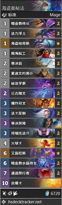 炉石传说狗头人标准模式卡组推荐 K&C标准模式卡组排名