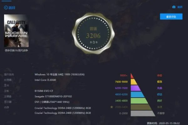 cod16配置怎么样？