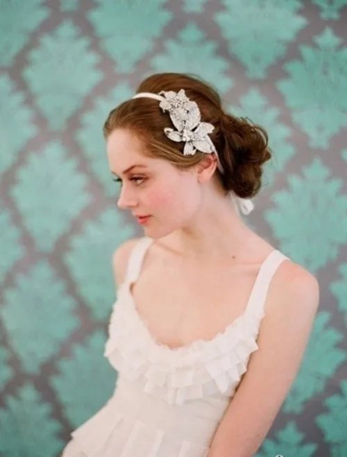 新娘饰品手工制作图片 教你制作别出心裁的新娘头饰