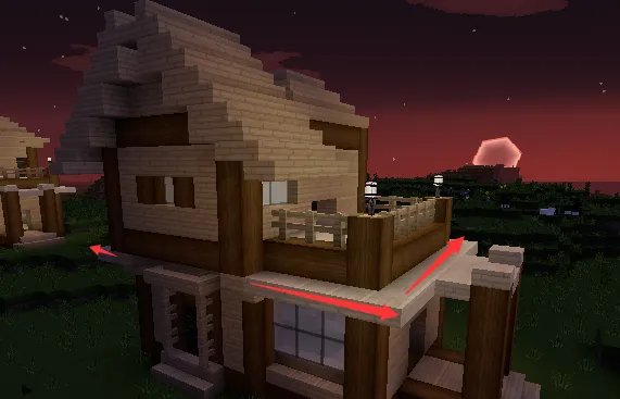 我的世界木质别墅教程 我的世界别墅设计图