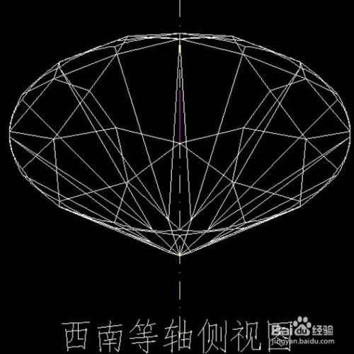 手把手教你用CAD绘制钻石