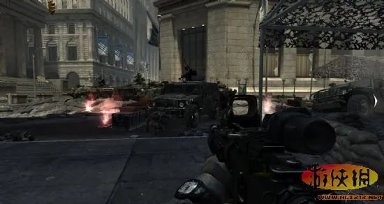 《使命召唤8》PC版最高画质与最低画质对比图