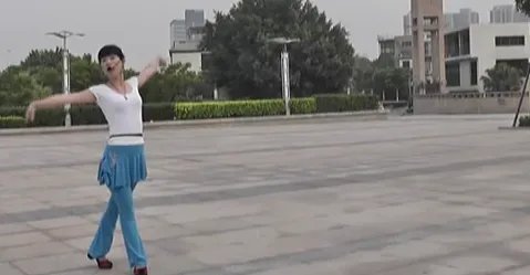 广场舞泉水叮咚响分解动作