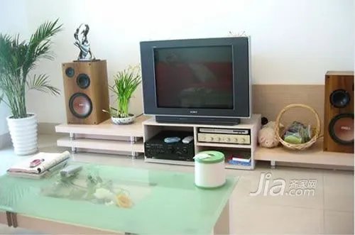 90平爱的温馨家 橙黄绿的组合