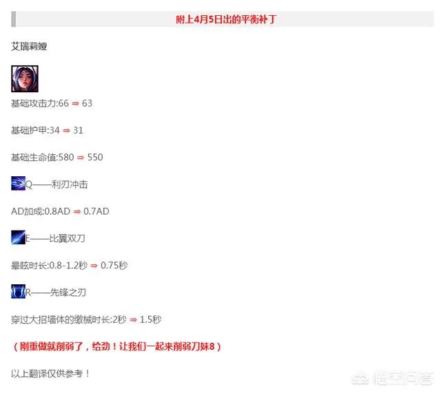 新版刀妹外服上线才一天就被紧急削弱，大家怎么看？