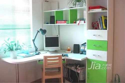 90平爱的温馨家 橙黄绿的组合