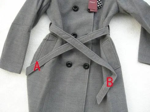 如何打大衣蝴蝶结图解