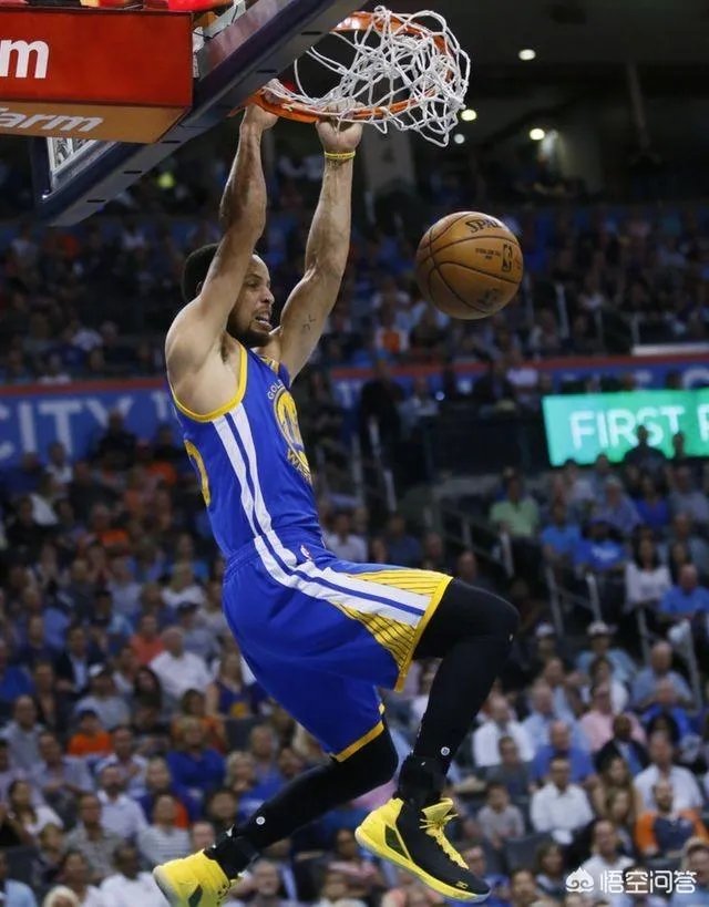 威少和库里身高同样是1.91米，垂直弹跳仅差2厘米，为何库里成了“勉扣王”？