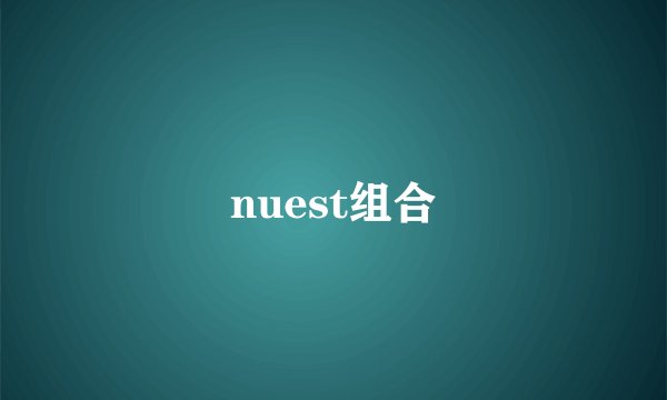 nuest组合