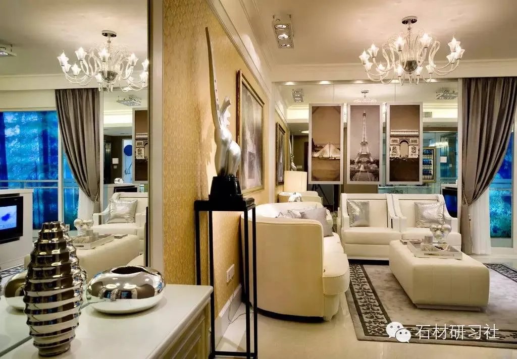 顶级别墅豪宅大理石装饰案例图