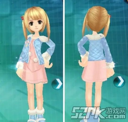 QQ飞车女生服装搭配 QQ飞车冬季女生服装