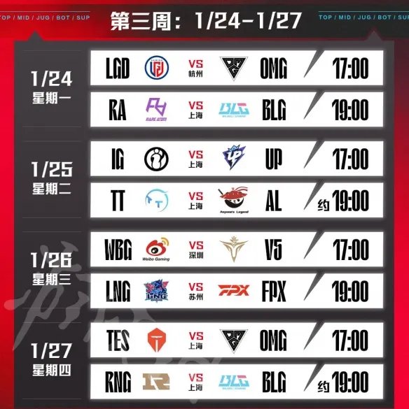 《英雄联盟》2022春季赛赛程是什么？2022春季赛赛程一览
