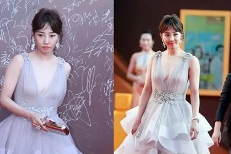 白百何真空走红毯汹涌澎湃新剧杀青与剧组同僚相聚