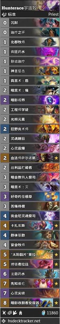 炉石传说狗头人标准模式卡组推荐 K&C标准模式卡组排名