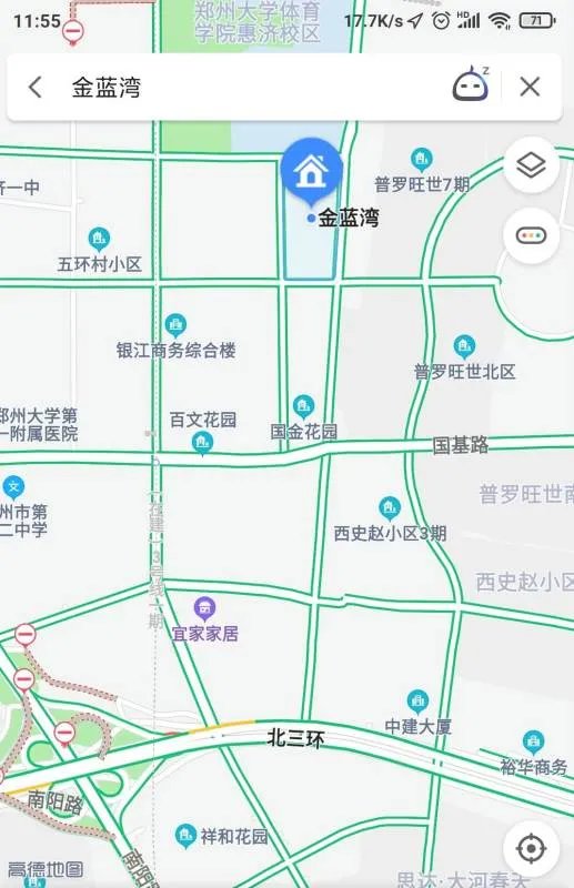 郑州市金兰湾是在三环外吗？