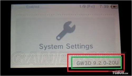 3DS烧录卡GateWay使用图文教程